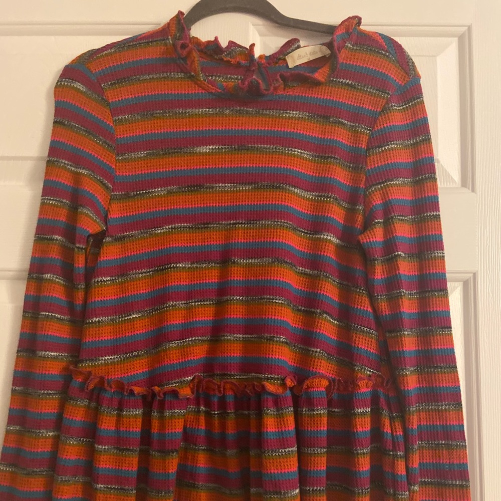 Altar’d State multi-colored peplum turtleneck